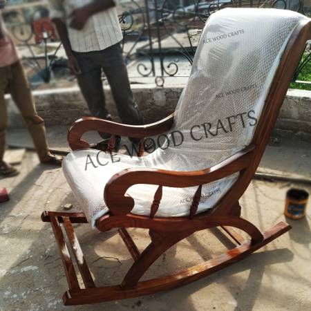 Ace Wood Crafts Modern Rocking Chair Design Manufacturers, Suppliers in Saharanpur