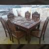 Ace Wood Crafts Wooden 6 Seater Dining Furniture For Home Manufacturers, Suppliers in Saharanpur