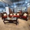 Classic Caravan Teakwood Sofa Handcrafted Luxury Furniture for Timeless Living Spaces Manufacturers, Suppliers in Saharanpur