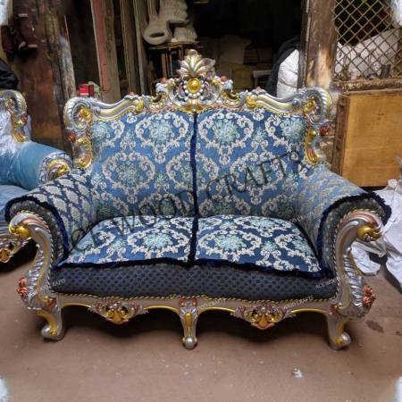 Double Carved Premium Luxury Sofa Set Manufacturers, Suppliers in Saharanpur