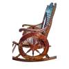 Flower Design Wooden Rocking Chair Manufacturers, Suppliers in Saharanpur