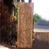 Handmade Solid Teak Wood Carved Door Premium Quality Single Panel Wooden Door Manufacturers, Suppliers in Saharanpur