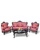 Luxurious Turkish Sofa Set with Carved Center Table - Ace Wood Crafts Manufacturers, Suppliers in Saharanpur