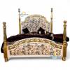 Luxurious Zeus Poster Bed by Ace Wood Crafts - Handcrafted Teakwood Bed with Gold Leaf Finish Manufacturers, Suppliers in Saharanpur