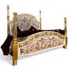 Luxurious Zeus Poster Bed by Ace Wood Crafts - Handcrafted Teakwood Bed with Gold Leaf Finish Manufacturers, Suppliers in Saharanpur