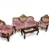 Maharaja Sofa Set – Handcrafted Sheesham Wood Sofa with Swift Mahroon Fabric Manufacturers, Suppliers in Saharanpur