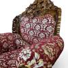 Maharaja Sofa Set – Handcrafted Sheesham Wood Sofa with Swift Mahroon Fabric Manufacturers, Suppliers in Saharanpur