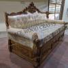 Royal Hand Carved Wooden Sofa Cum Bed Manufacturers, Suppliers in Saharanpur