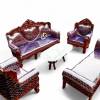 Sofa Set in Natural Walnut Finish with Wooden Tea Table - Custom Made by Ace Wood Crafts Manufacturers, Suppliers in Saharanpur