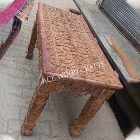 Wooden Antique Style Center Table Manufacturers, Suppliers in Saharanpur