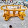 Wooden Carved Center Table Handcrafted Sheesham Wood Coffee Table Manufacturers, Suppliers in Saharanpur