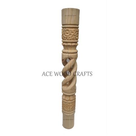 Wooden Pillar in Pine Wood Manufacturers, Suppliers in Saharanpur