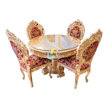 Wooden Round Dining Table Set Manufacturers, Suppliers in Saharanpur